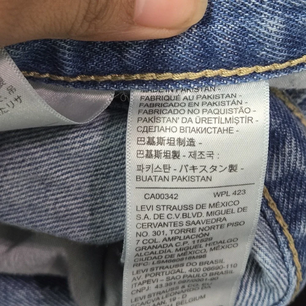 Levi's 94 Women Jeans 29X31 Light Blue Denim Baggy Grunge Skater